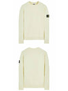 Wappen Patch Crew Neck Sweatshirt Yellow - STONE ISLAND - BALAAN 5