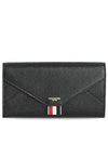 Envelope Continental Long Wallet Black - THOM BROWNE - BALAAN 2