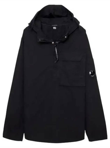 Gabardine Lens Half Zip Up Hooded Shirt Men s Long Sleeve - CP COMPANY - BALAAN 1