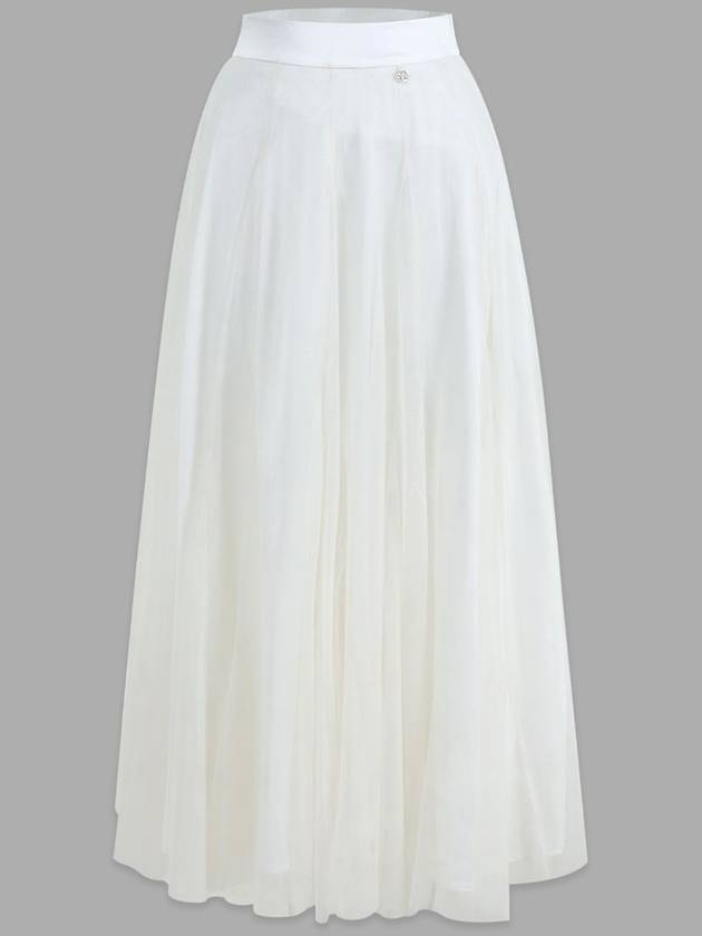 Chamomile Banding Sha Long Pleats Skirt - MICANE - BALAAN 8