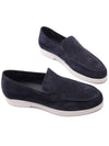 Men's CEZANNE P5 Suede Loafers CEZANNE P5 BLEU 24S - MOORER - BALAAN 5