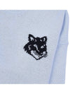 Maison Kitsune Fox Head Wool Knit LM00819KT1063 SKY BLUE - MAISON KITSUNE - BALAAN 6