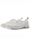 Women Vitello Calf Tech Runner Clear Sole Low Top Sneakers White - THOM BROWNE - BALAAN 2