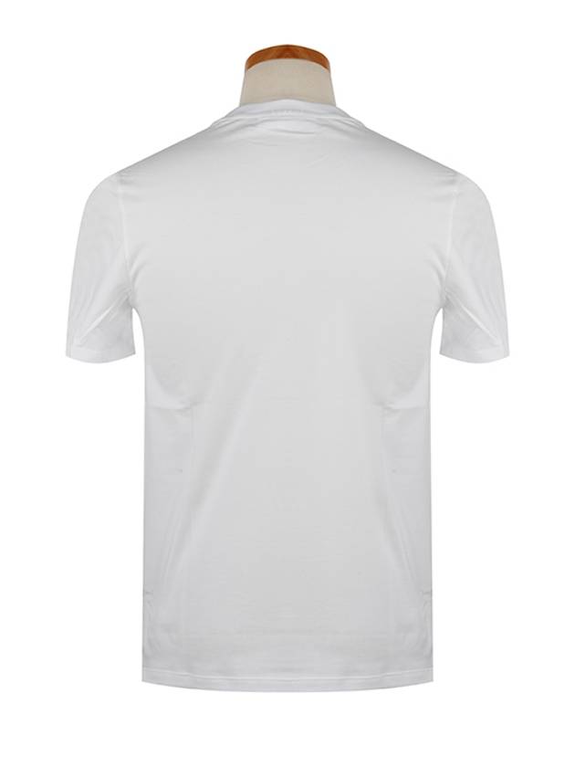 Gangster Print Short Sleeve T-Shirt White - NEIL BARRETT - BALAAN 4