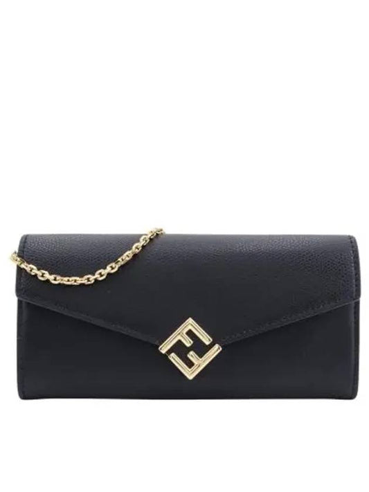 FF Diamond Continental Chain Shoulder Bag Black - FENDI - BALAAN 2