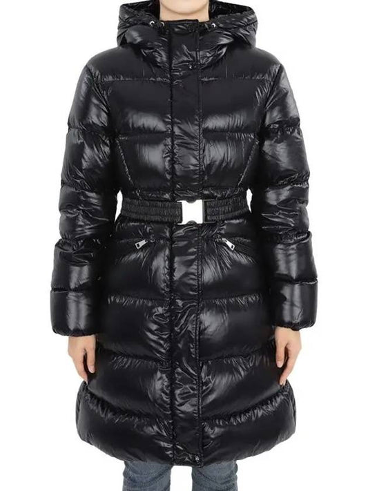 Women s BELLEVUE Down Long Padded Jacket Black 1C00038 5963V 999 - MONCLER - BALAAN 1