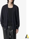 Cotton Silk Cardigan Night Blue - GIVENCHY - BALAAN 2