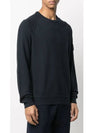 Wappen Patch Round Sweatshirt Navy - STONE ISLAND - BALAAN 4