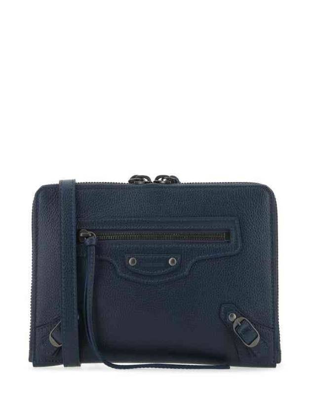 Neo Classic Clutch Shoulder Bag Blue - BALENCIAGA - BALAAN.