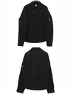 Chrome-R Zip-Up Over Long Sleeve Shirt Black - CP COMPANY - BALAAN 3