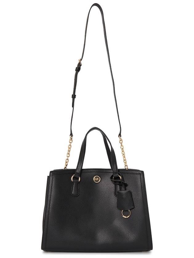 Chantal Medium Satchel 30F2G7CS2T BLACK Women's Tote and Shoulder Bag - MICHAEL KORS - BALAAN 7