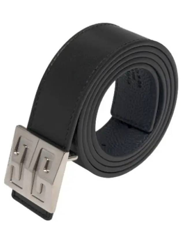 Reversible Belt Black Dark Blue Waistband - GIVENCHY - BALAAN 1