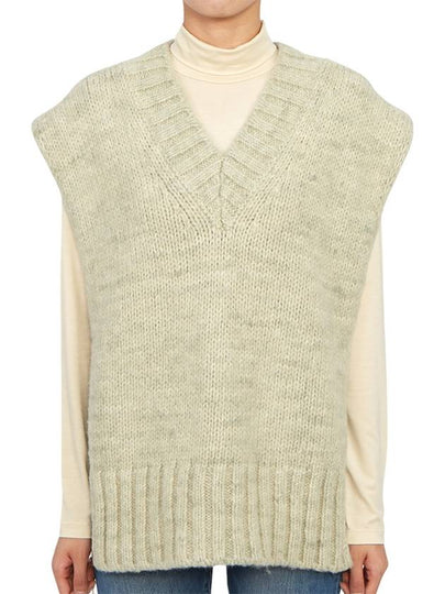 Botanical Dye Knit Vest Green - MAISON MARGIELA - BALAAN 2