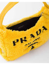 Re-Edition 2000 Terry Hobo Mini Shoulder Bag Yellow Black - PRADA - BALAAN 5