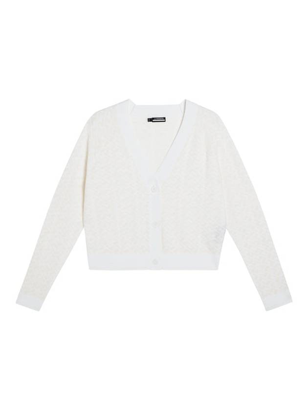 Women's Hanna Knit Cardigan White - J.LINDEBERG - BALAAN 2