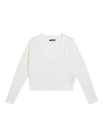 Women's Hanna Knit Cardigan White - J.LINDEBERG - BALAAN 2