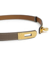 Women's Kelly 18 Belt Gold Etoupe - HERMES - BALAAN 8