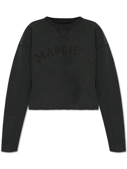 Firm Fleece Sweatshirt Black - MAISON MARGIELA - BALAAN 2