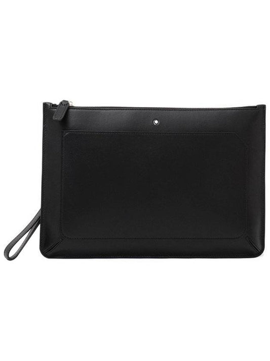 Meisterstuck Urban Zipper Clutch Bag Black - MONTBLANC - BALAAN.