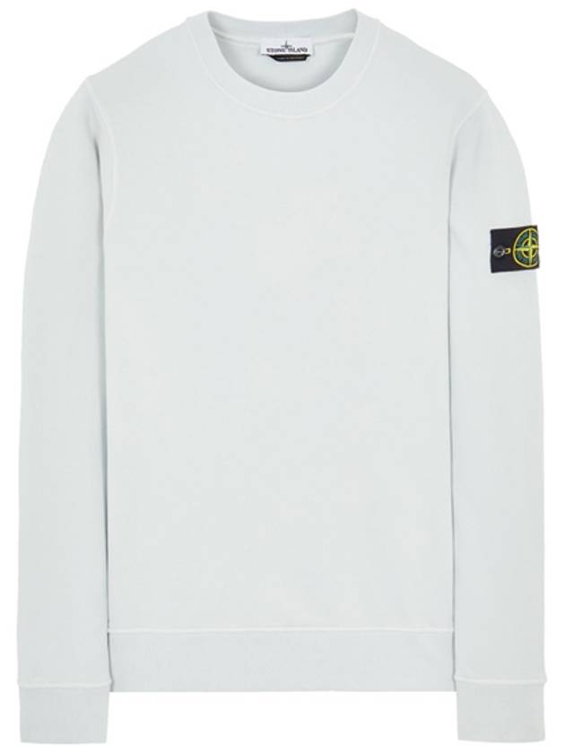 Wappen Patch Crew Neck Sweatshirt Ice - STONE ISLAND - BALAAN 2