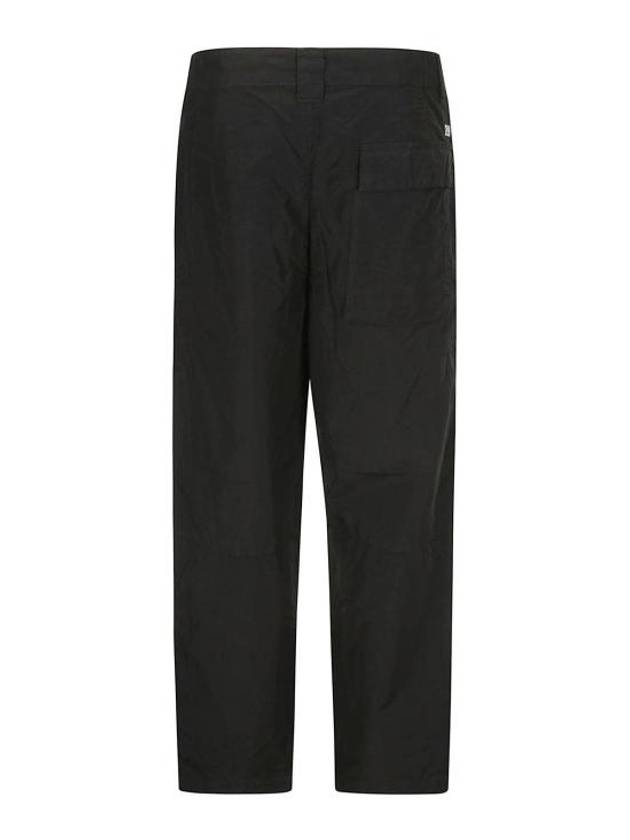 Flat Nylon Regular Utility Straight Pants Black - CP COMPANY - BALAAN 3