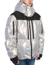 Rennaz short down jacket light gray - MONCLER - BALAAN 5