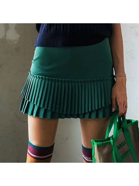 wave pleated skirt green - BENECIA12 - BALAAN 1