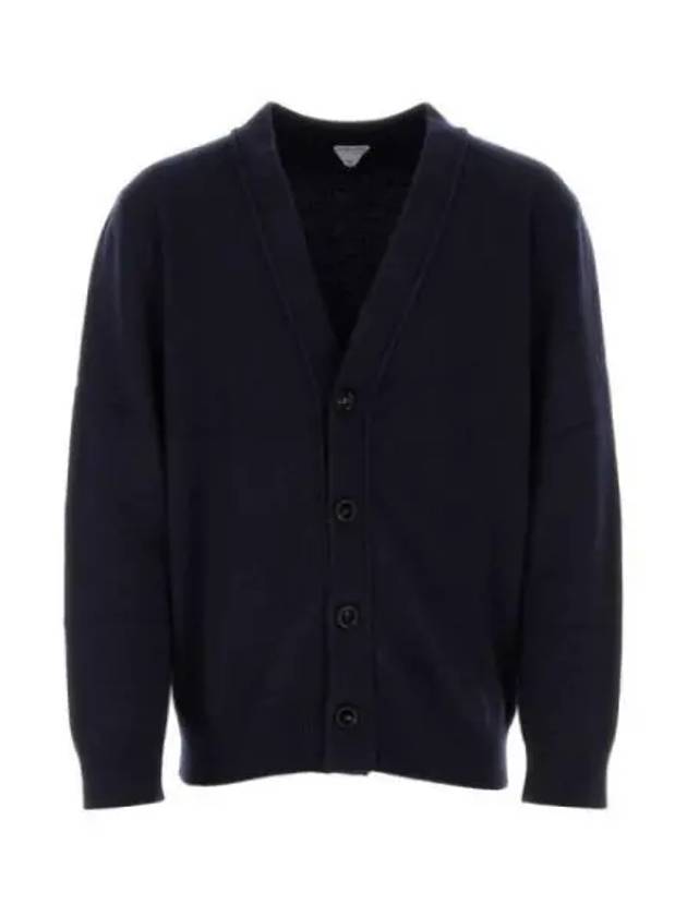 Classic Cashmere Cardigan Navy - BOTTEGA VENETA - BALAAN 2