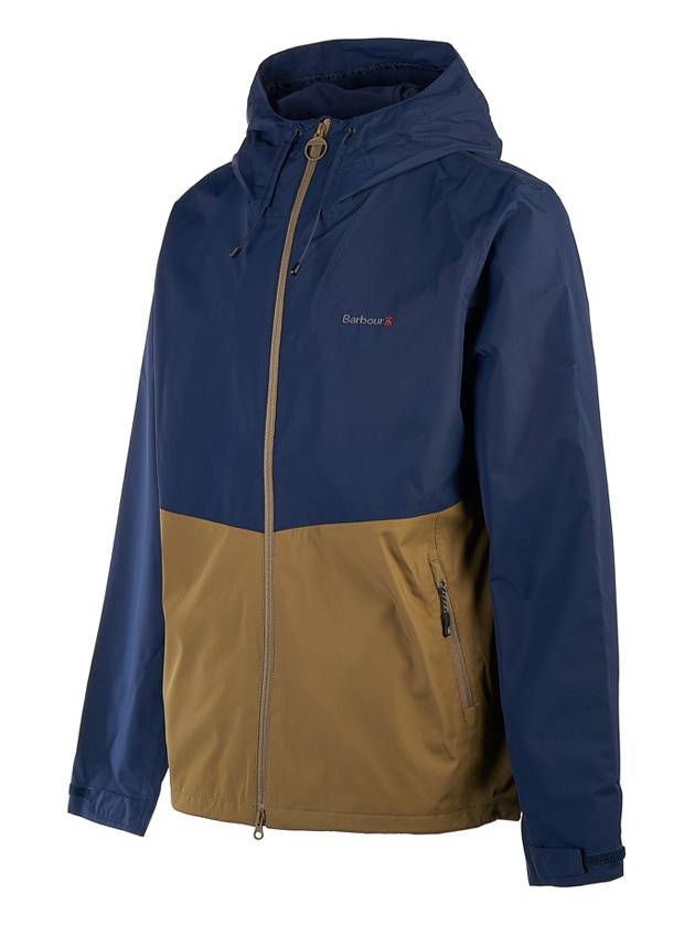 Logo Hiker Hooded Jacket Navy - BARBOUR - BALAAN 3