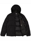 Naslan Light Watro Down Hooded Padding Black - STONE ISLAND - BALAAN 3