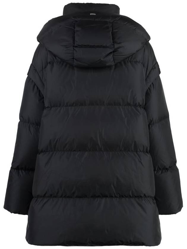 Herno Hooded Techno Fabric Down Jacket - HERNO - BALAAN 2