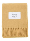 Baby Scarf Maison Kitsune Wool Brown - MAISON KITSUNE - BALAAN 4