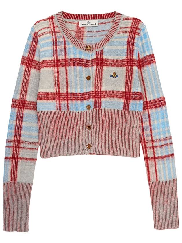 cardigan MADRAS CARDI 18030037 K002N O104 Madras - VIVIENNE WESTWOOD - BALAAN 2