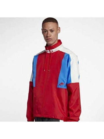 01AQ1891657Reissue Woven JacketRed Blue White - NIKE - BALAAN 1