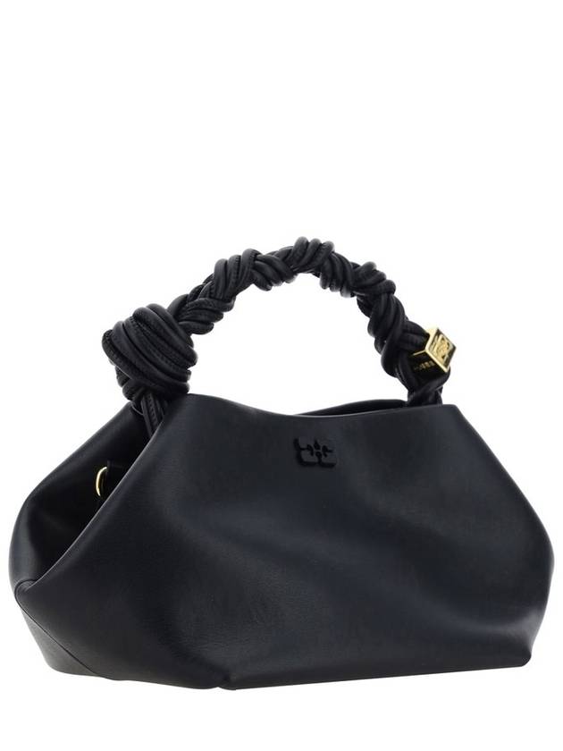 Logo Small Bou Tote Bag Black - GANNI - BALAAN 3