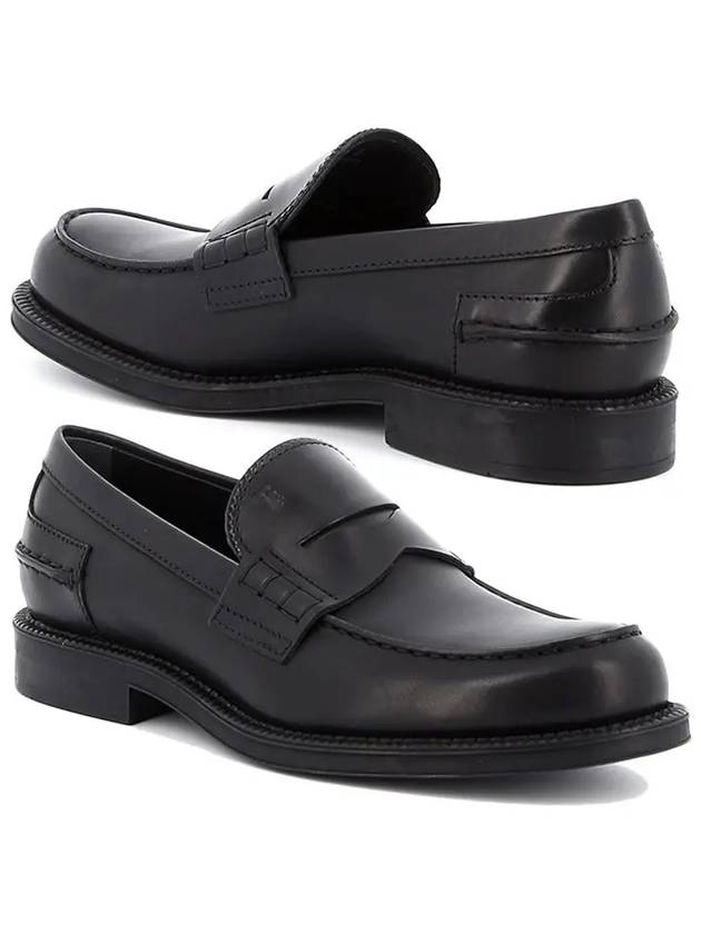 Penny Leather Loafers Black - TOD'S - BALAAN 2