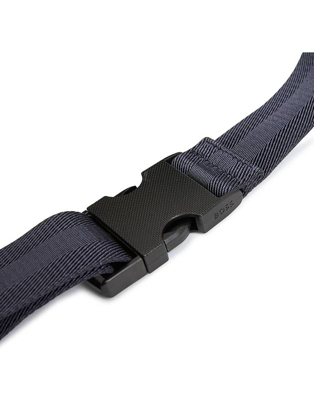 Catch 3.0 Logo Stripe Strap Belt Bag Dark Blue - HUGO BOSS - BALAAN 8