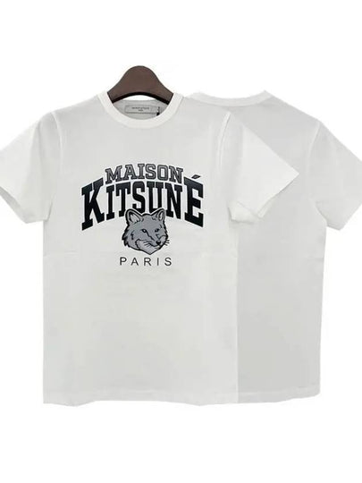 Campus Fox Classic Short Sleeve T-Shirt White - MAISON KITSUNE - BALAAN 2