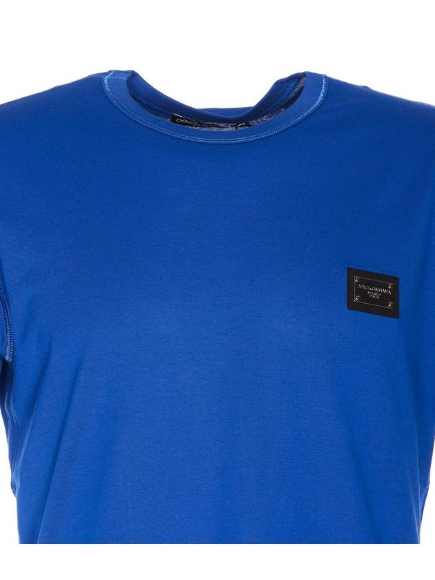 Plaque Logo T-Shirt G8PT1T G7F2IBA232 B0010975974 - DOLCE&GABBANA - BALAAN 5