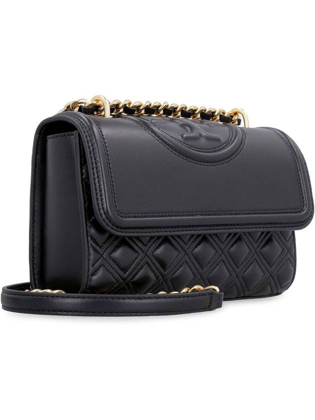 Small Fleming Convertible Shoulder Bag Black - TORY BURCH - BALAAN 4