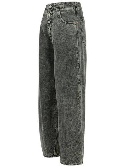 Mm6 Maison Margiela High-Waisted Cotton Boyfriend Jeans - MAISON MARGIELA - BALAAN 2