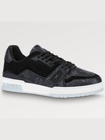 LV Trainer Low Top Sneakers Black - LOUIS VUITTON - BALAAN 2