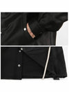 Woven Padded Snapfront Shirt Jacket Black - RICK OWENS - BALAAN 7