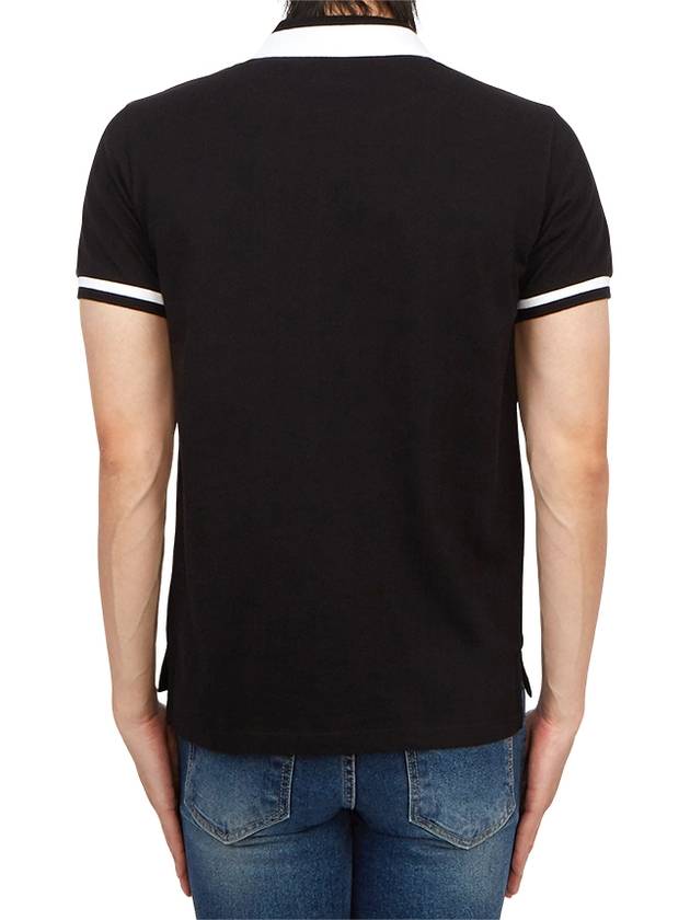 Classic ORB Logo Polo Shirt Black - VIVIENNE WESTWOOD - BALAAN 6