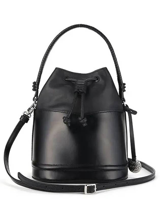 07 4759 BLK Agnes Smooth Bucket Shoulder Bag - STAUD - BALAAN 1