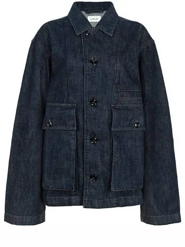 Boxy Denim Jacket Indigo - LEMAIRE - BALAAN 2