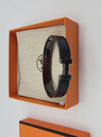 Hermes Click H Bracelet Saw Black H703203FK01 - DIOR - BALAAN 1