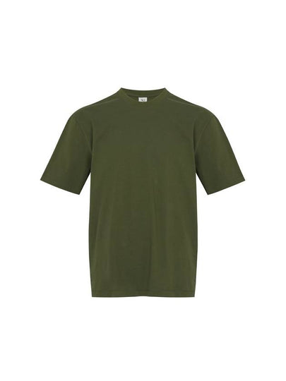 Essential Loose Fit Crew Neck Short Sleeve T-Shirt Khaki - SOLEW - BALAAN 2