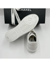 CC Logo Calfskin Low Top Sneakers White - CHANEL - BALAAN 7