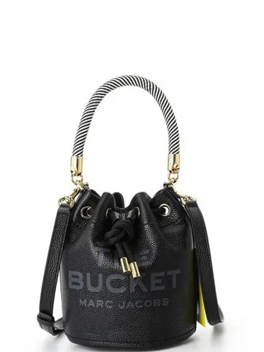 Logo Leather Bucket Bag Black - MARC JACOBS - BALAAN 2